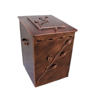 Metal woodbin medium